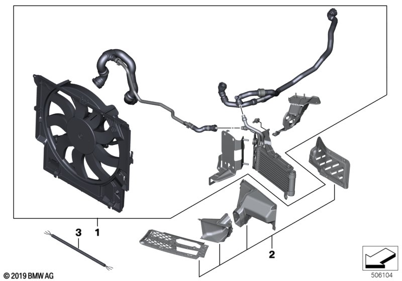 Genuine BMW 67618370818 E36 E46 E88 Rubber Mounting M6X10 (Inc. 318Ci, 320Ci & 320Cd) | ML Performance UK Car Parts