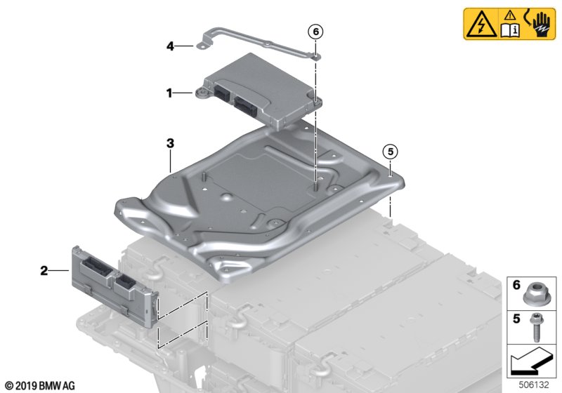 Genuine BMW 61278667593 G30 F15 G12 Cell Monitoring Circuit (Inc. 740e, 740LeX & 225xe) | ML Performance UK Car Parts