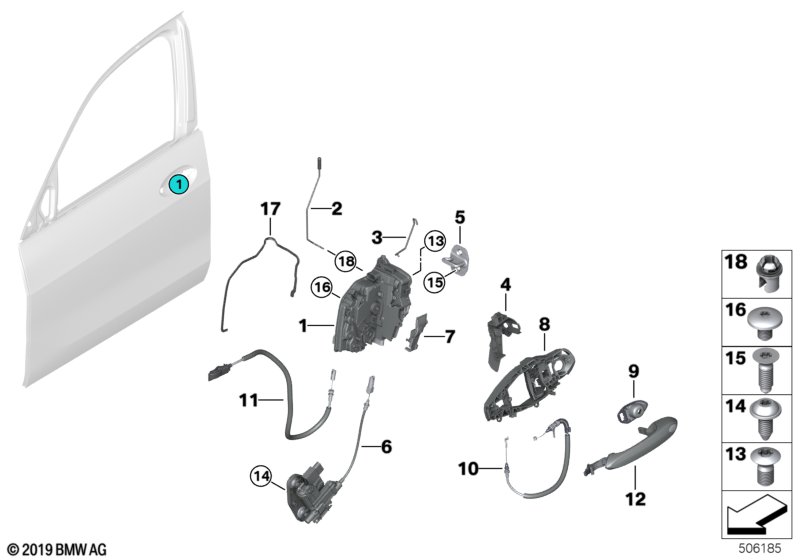 Genuine BMW 51217474659 G06 Adapter For Support Member, Front Left (Inc. X6) | ML Performance UK Car Parts