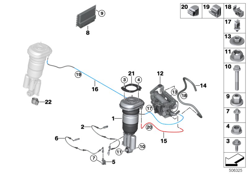 Genuine BMW 37206875836 G05 G11 Wire Clip, Single (Inc. 518d, 530d & 530i) | ML Performance UK Car Parts