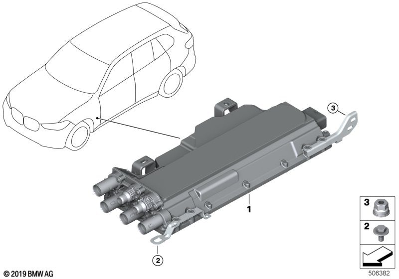 Genuine BMW 61449485032 G20 G05 Control Unit, Kle Convenience Charging (Inc. 330e & X5 45eX) | ML Performance UK Car Parts