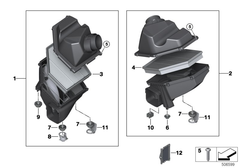 Genuine BMW 13718487121 G14 G15 Cover Sheet Metal Bracket (Inc. M850iX) | ML Performance UK Car Parts