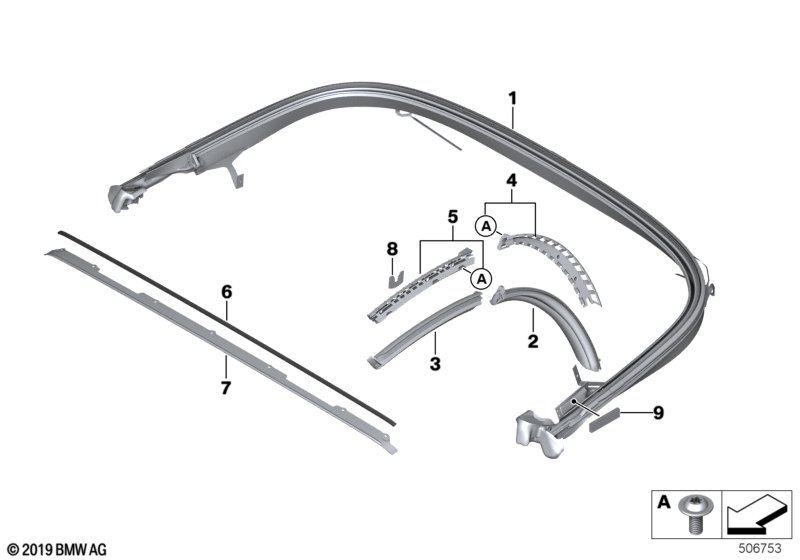 Genuine BMW 54347434520 G29 Sealing Right (Inc. Z4 30i, Z4 M40i & Z4 20i) | ML Performance UK Car Parts