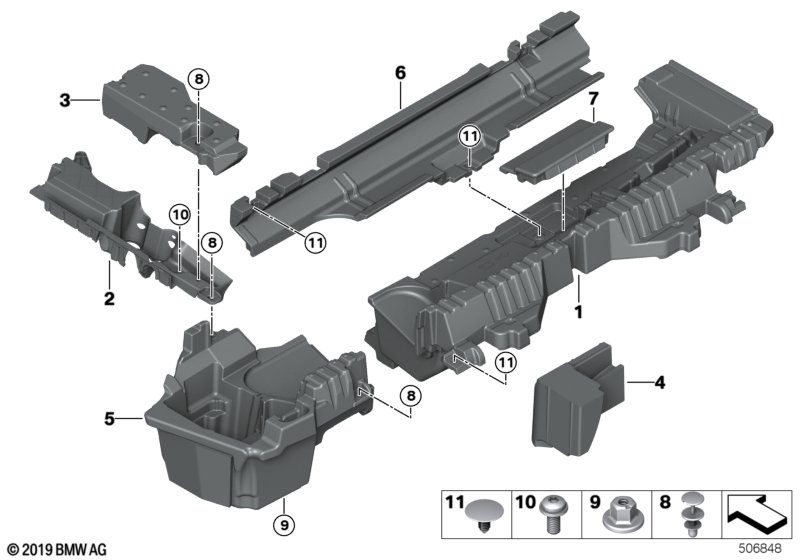 Genuine BMW 51477396559 G01 Support For Frame Side Member, Left PHEV (Inc. X3 30eX) | ML Performance UK Car Parts