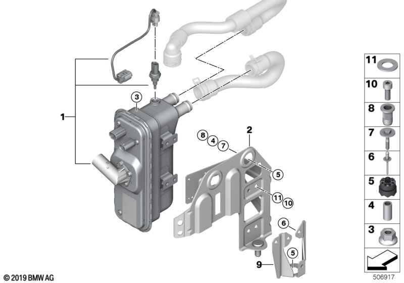 Genuine BMW 64129490557 I15 I12 Flow Heater Electr. (Inc. i8) | ML Performance UK Car Parts