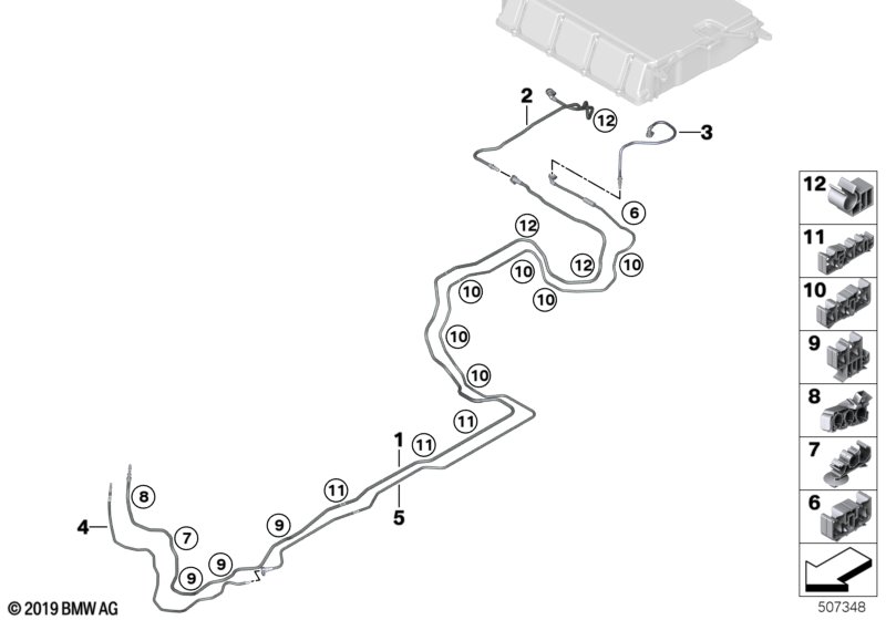 Genuine BMW 16127386648 Fuel Feed Line (Inc. 745LeX, 740LeX & 745Le) | ML Performance UK Car Parts