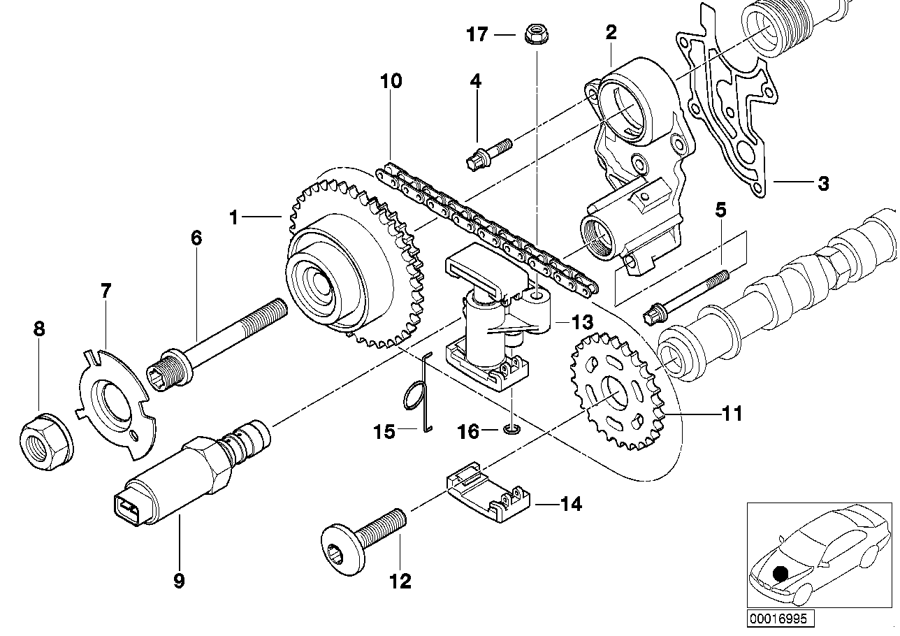 Genuine BMW 11361438658 E52 E38 E53 Impulse Sending Wheel (Inc. 740i, 535i & Alpina V8) | ML Performance UK Car Parts