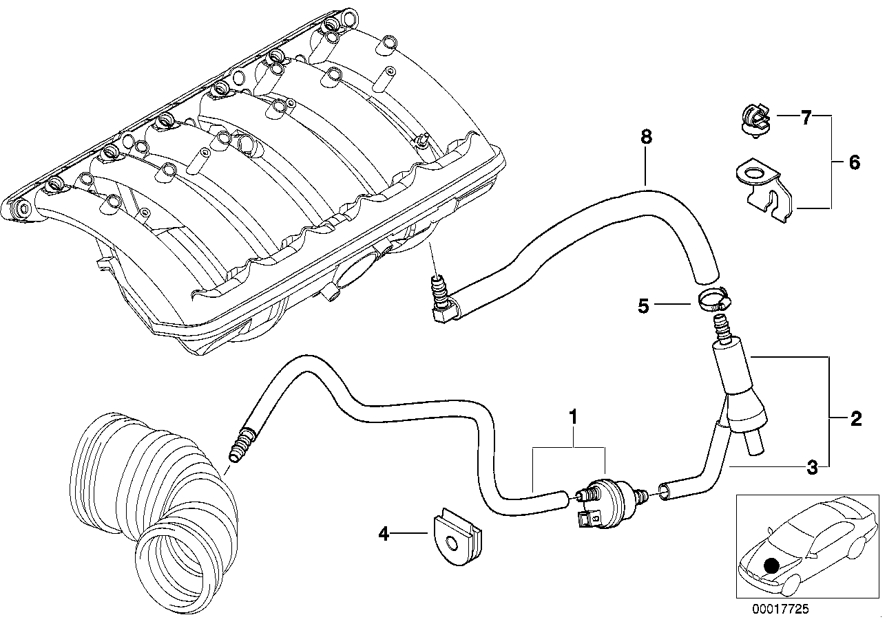 Genuine BMW 11611708660 E46 Sucking Jet Pump (Inc. 323i, 328i & 320i) | ML Performance UK Car Parts