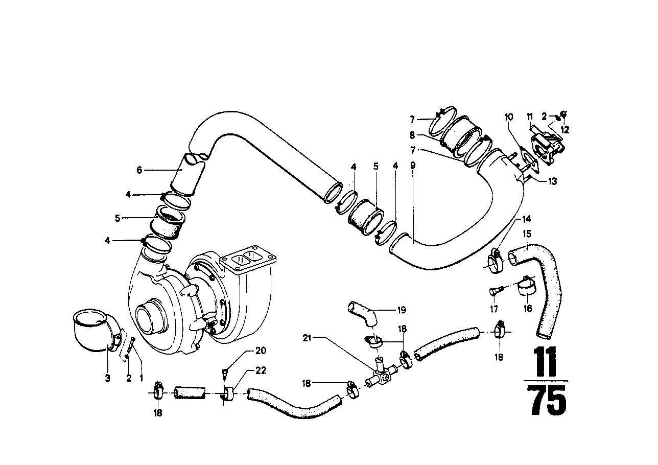 Genuine BMW 11651259477 Hose (Inc. 2002turbo) | ML Performance UK Car Parts