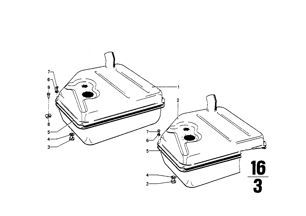 Genuine BMW 16111111604 Fuel Tank 51 L (Inc. 2002tii) | ML Performance UK Car Parts