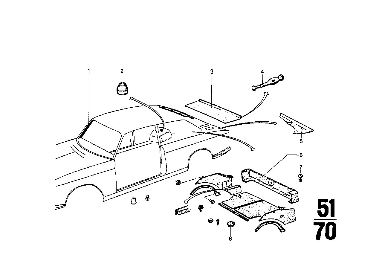 Genuine BMW 51411869871 E30 E34 E32 Cap SCHWARZ (Inc. 316i 1.6, 2.5CS & 740iL) | ML Performance UK Car Parts