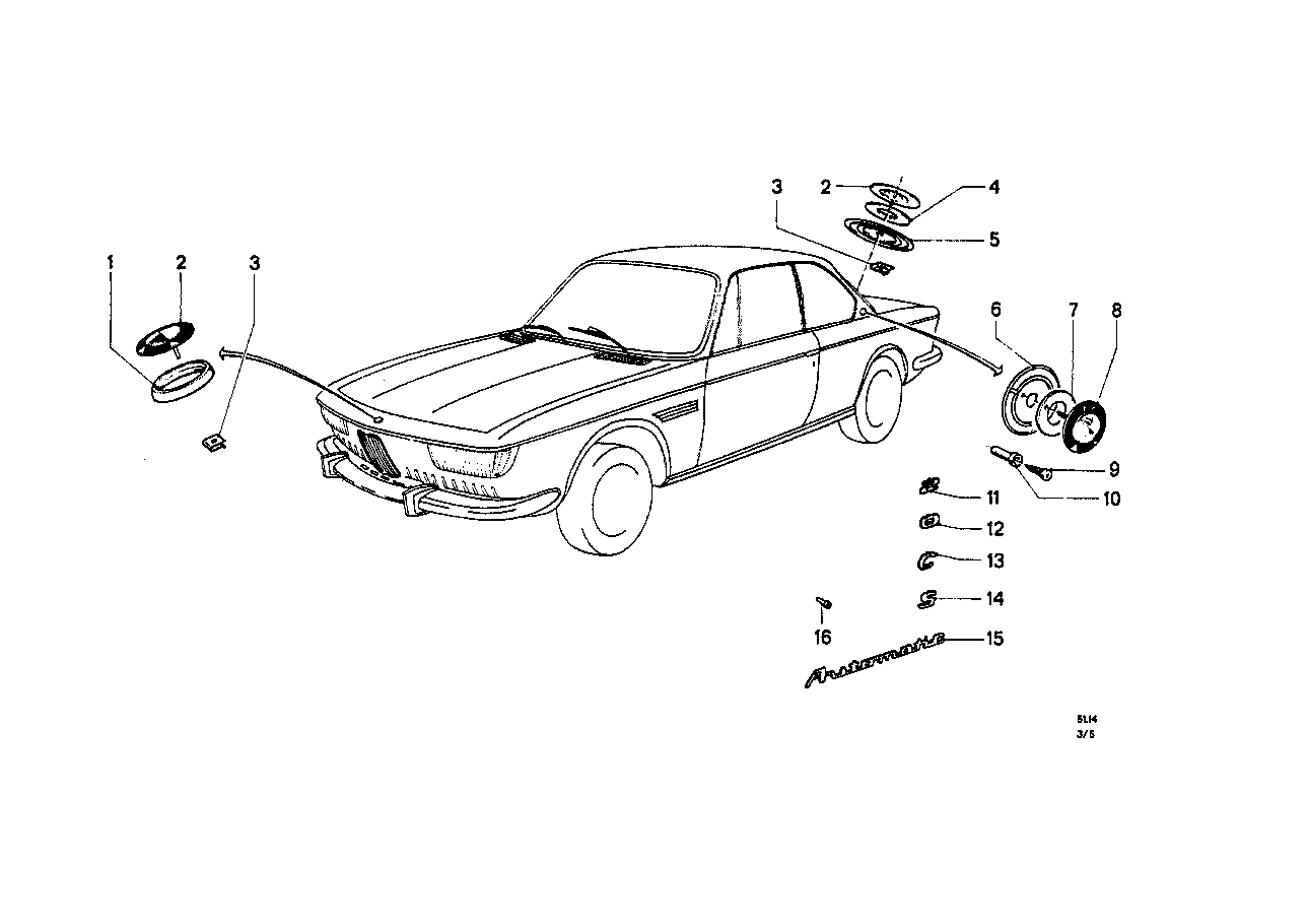 Genuine BMW 51141803459 Grommet (Inc. 2500) | ML Performance UK Car Parts