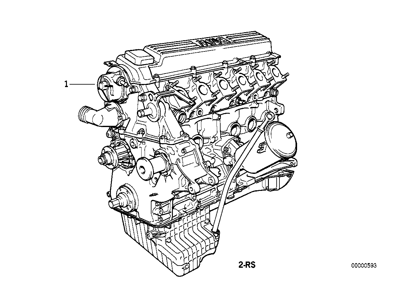 Genuine BMW 11009070621 E39 E38 Set Mounting Parts Short Engine (Inc. 525tds, 725tds & 525td) | ML Performance UK Car Parts