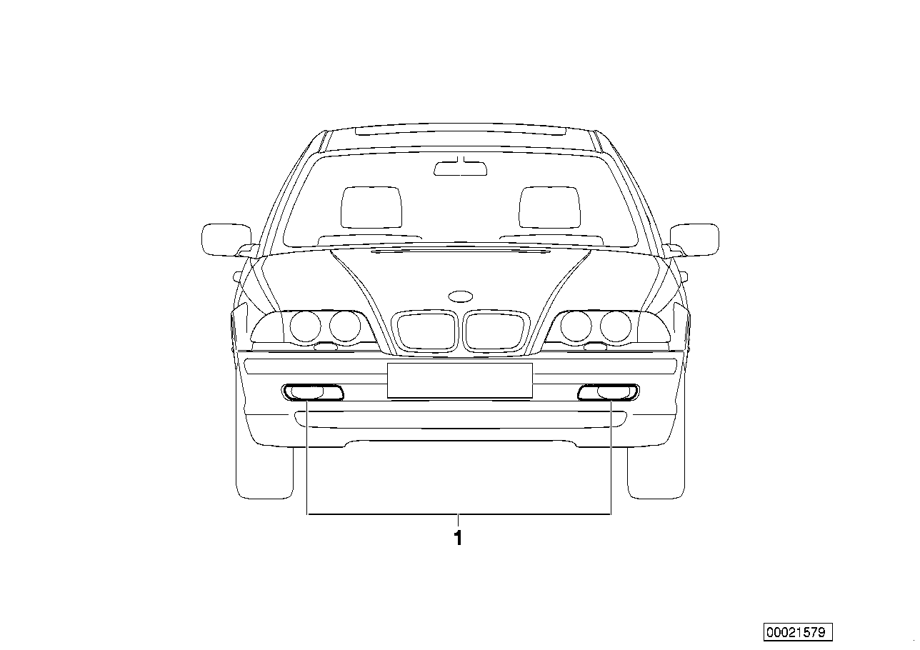 Genuine BMW 61318363684 E39 E38 Switch Fog Lamp And Fog Tail Lamp (Inc. 530d, 535i & 730iL) | ML Performance UK Car Parts