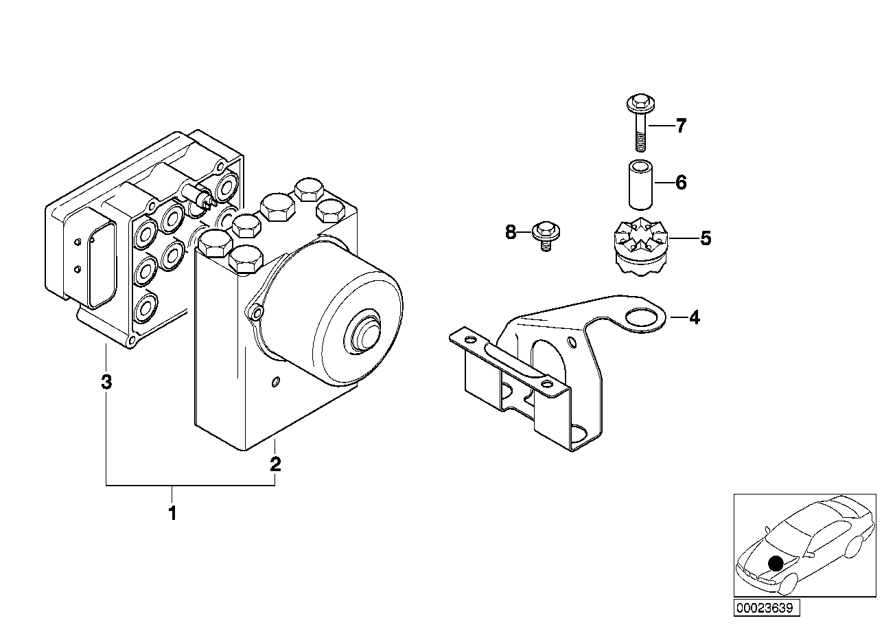 Genuine BMW 34516756289 E36 E46 Repair Kit, Control Unit Asc (Inc. Z3 1.8, Z3 3.0i & 316Ci) | ML Performance UK Car Parts