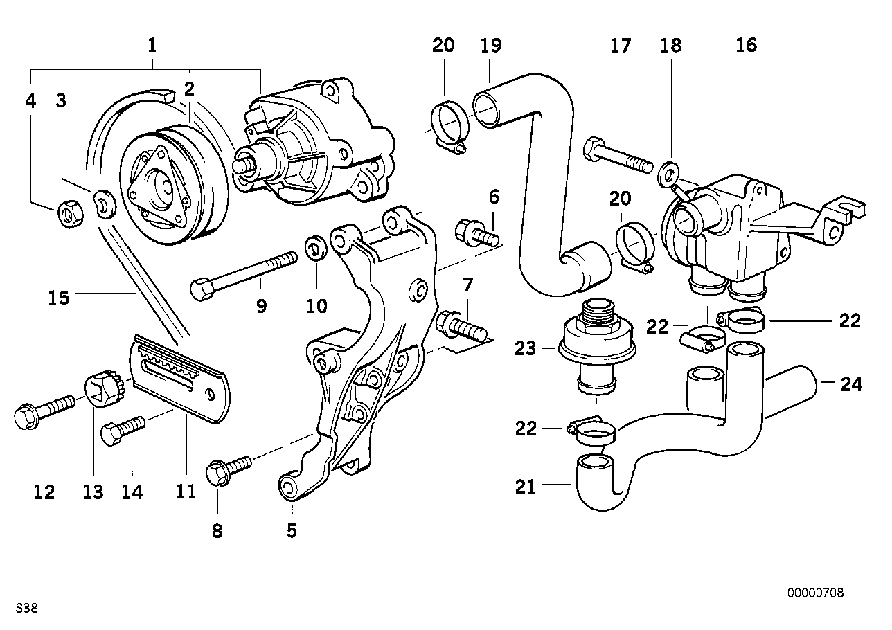 Genuine BMW 11721312840 E34 Non-Return Valve (Inc. M5 3.8, M5 3.6 & M5) | ML Performance UK Car Parts