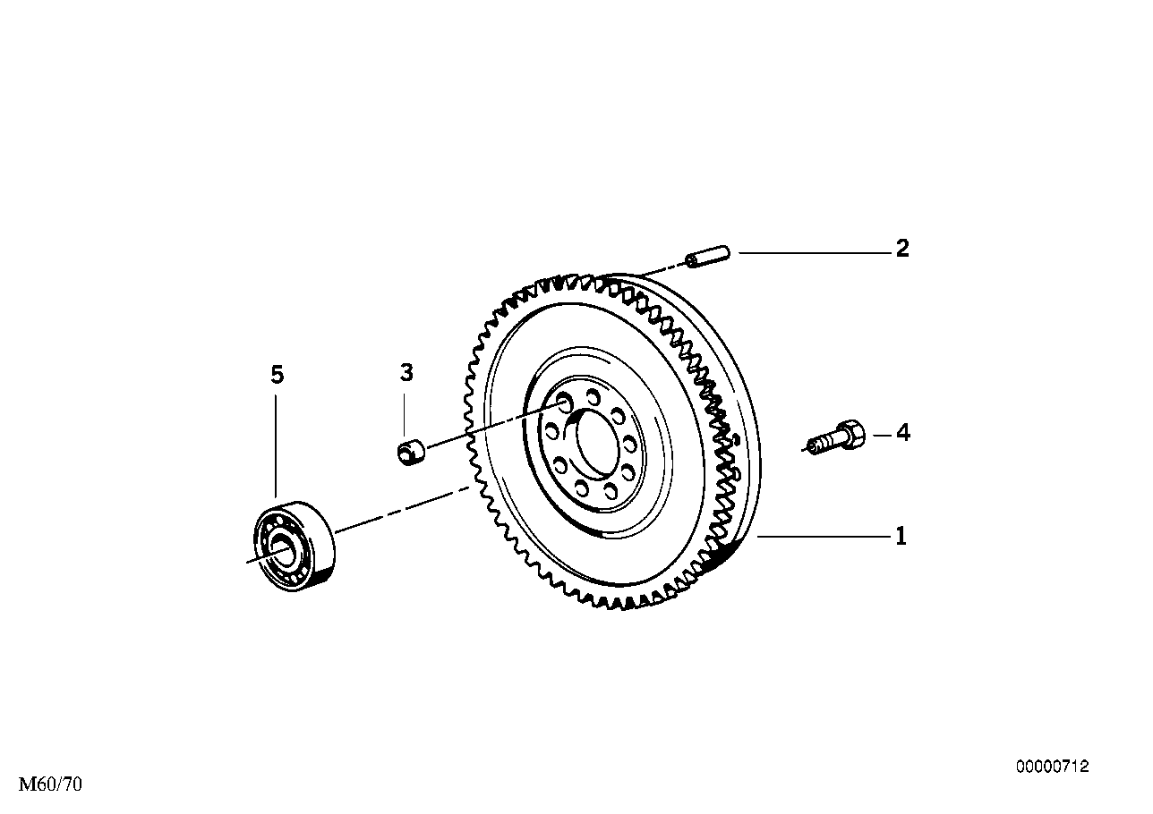 Genuine BMW 11221736395 E31 Flywheel (Inc. 850Ci & 850CSi) | ML Performance UK Car Parts