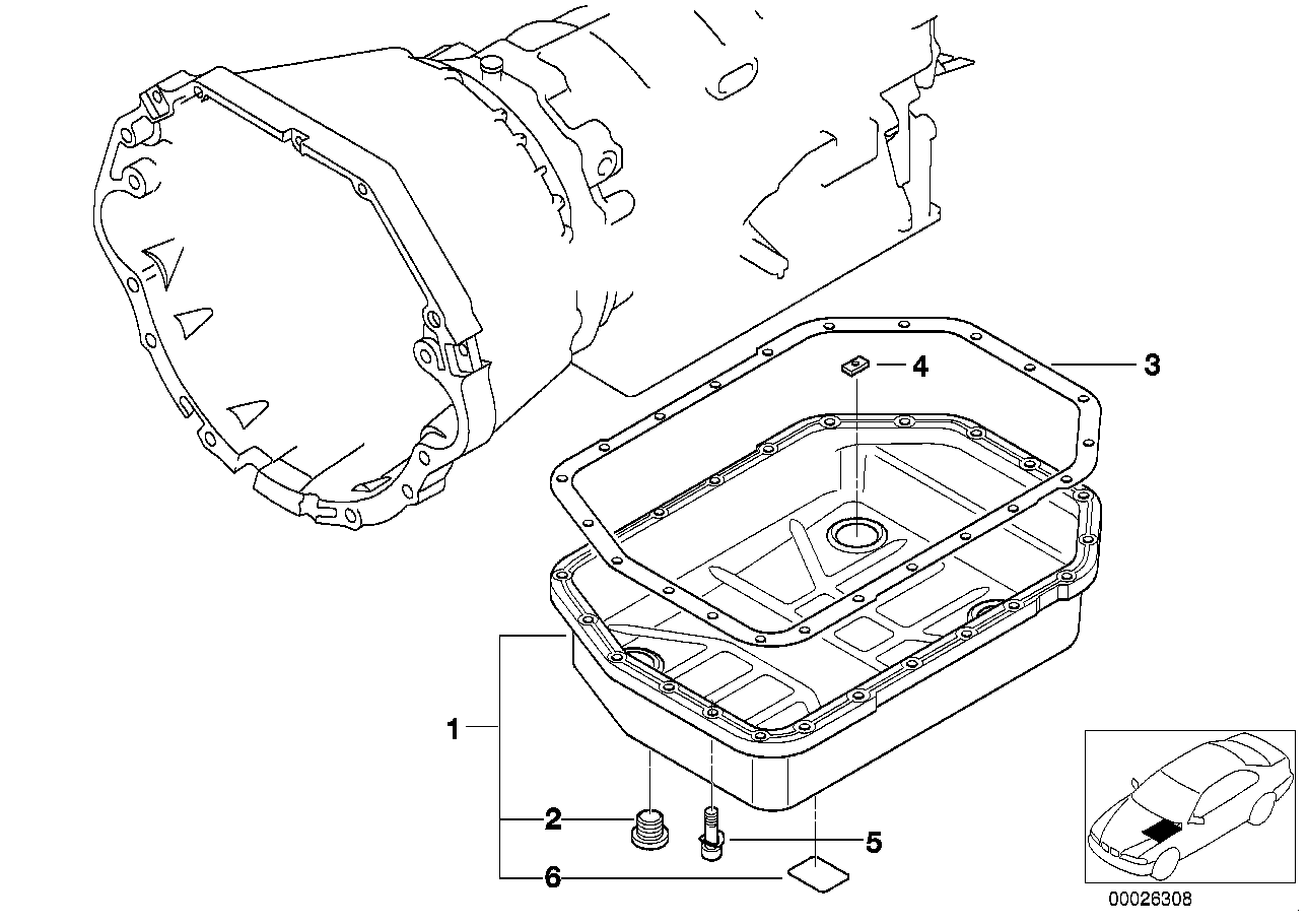 Genuine BMW 24111422676 E38 E52 E39 Gasket (Inc. 735i, 840Ci & 730d) | ML Performance UK Car Parts