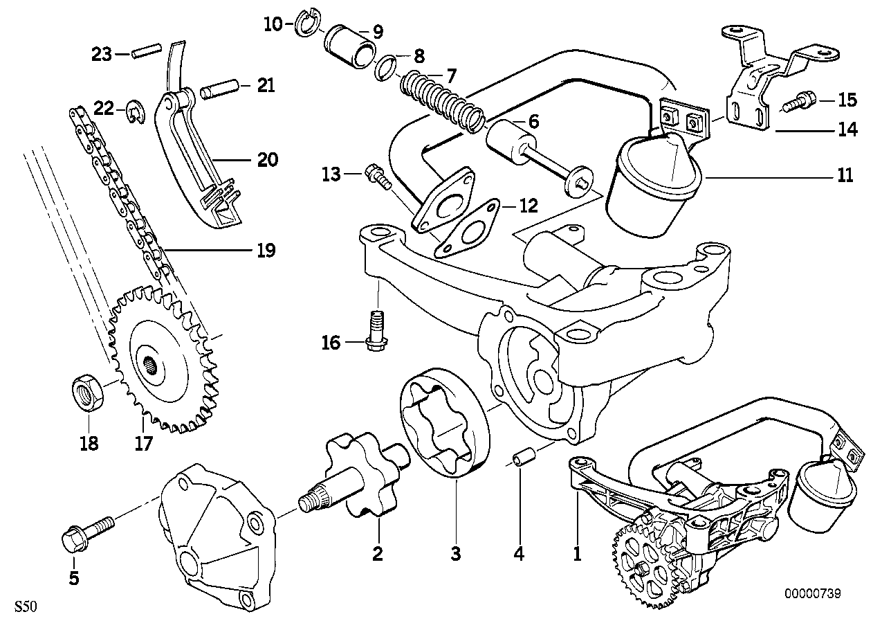 Genuine BMW 11411317650 E46 E86 E36 Chain Tensioner (Inc. Z3 M, Z4 M3.2 & M3) | ML Performance UK Car Parts