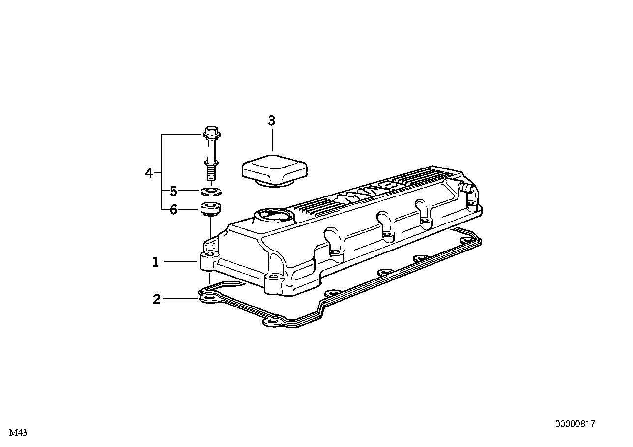 Genuine BMW 11121432885 E36 E34 Gasket (Inc. 316i, 316i 1.6 & 518g) | ML Performance UK Car Parts