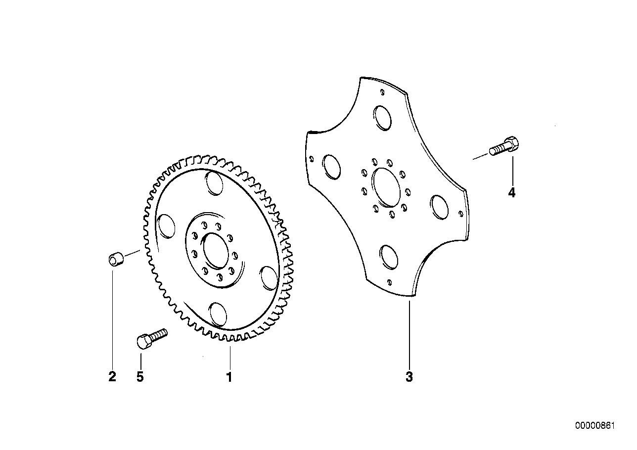 Genuine BMW 11221742699 E38 E31 Flywheel (Inc. 750iL, 750i & 850Ci) | ML Performance UK Car Parts