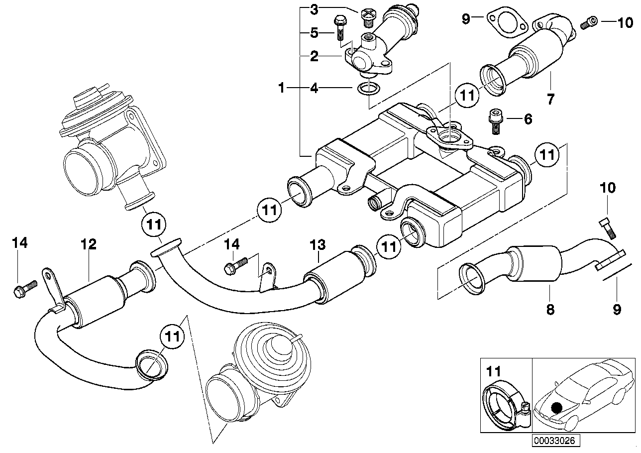 Genuine BMW 11712248579 E38 E65 Gasket Steel (Inc. 740d) | ML Performance UK Car Parts