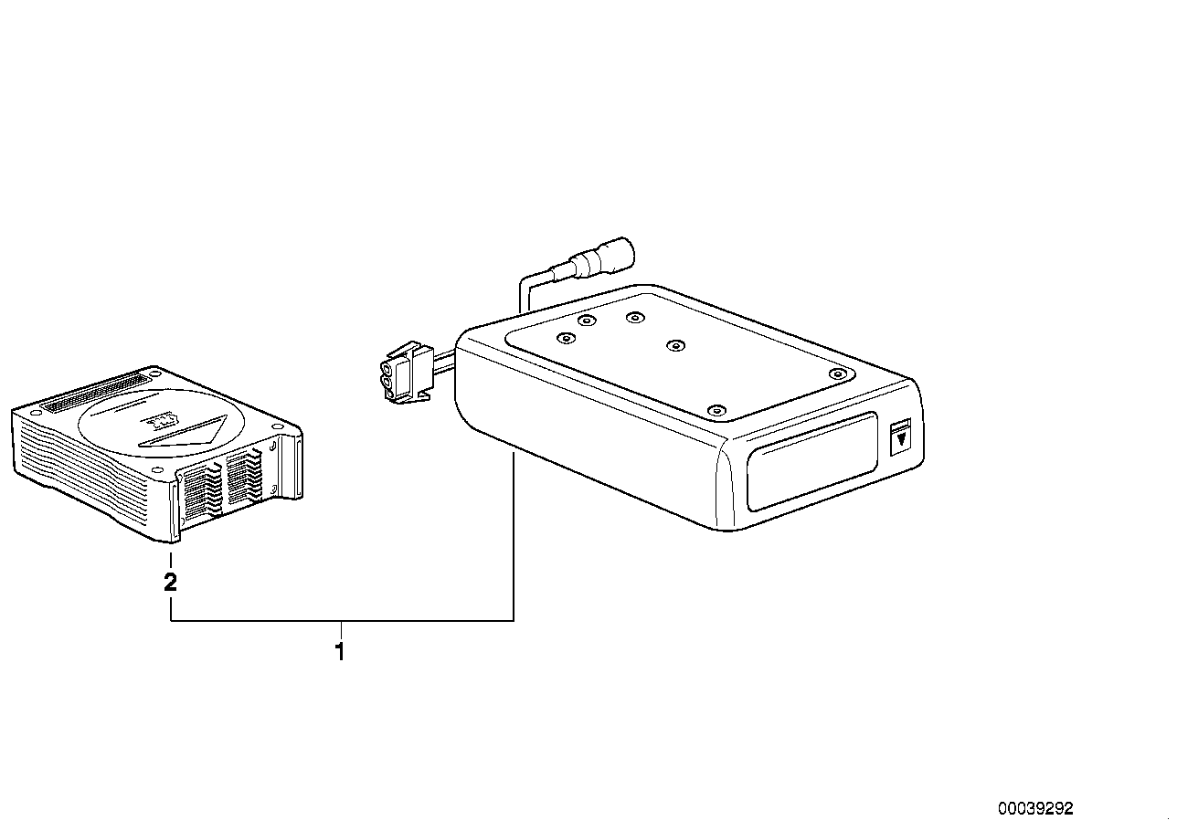 Genuine BMW 65128375836 E38 Cd-Magazine Bmw 6 Cd Changer Pi (Inc. 750iL, 740i & 728iL) | ML Performance UK Car Parts