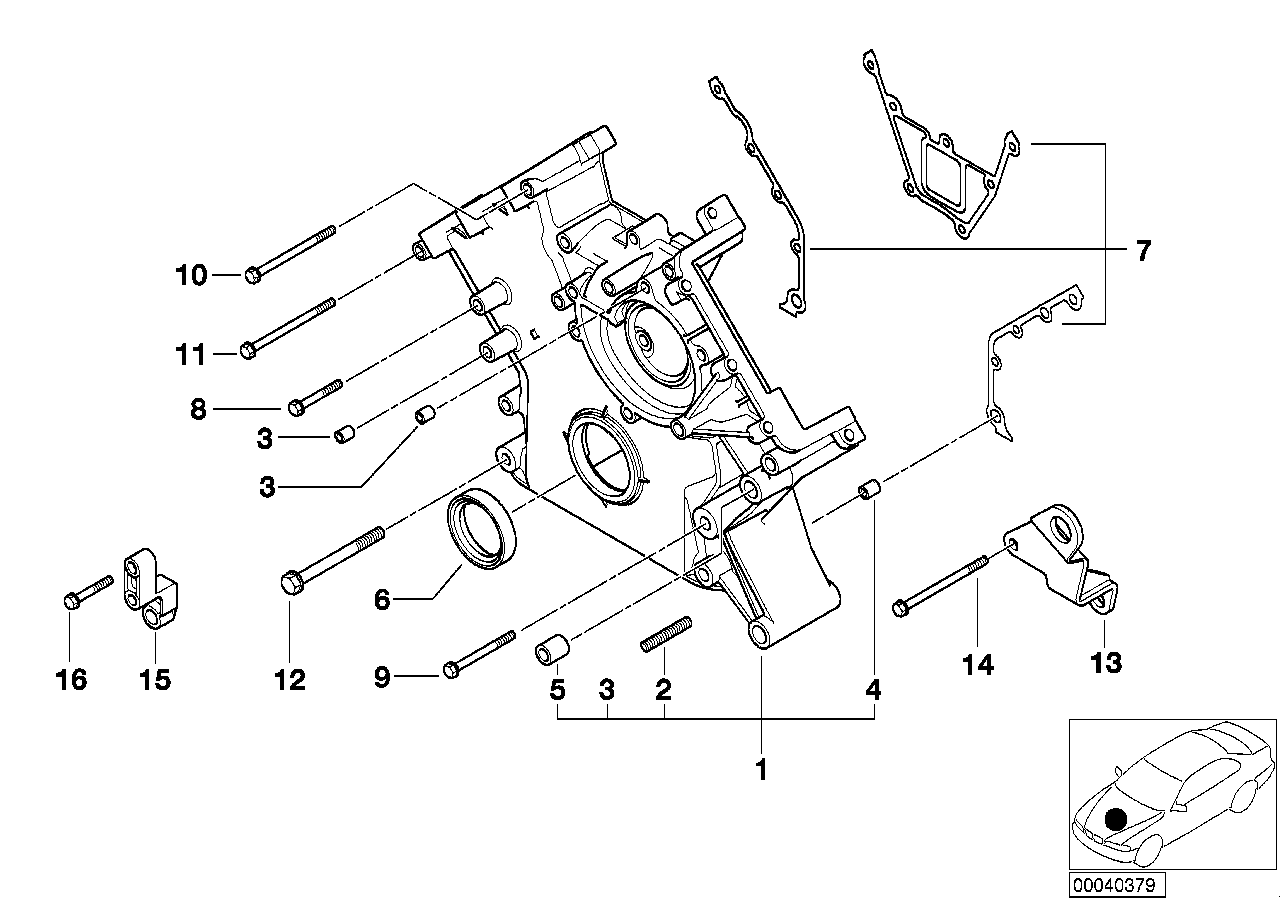 Genuine BMW 11141407930 E39 Bracket (Inc. M5) | ML Performance UK Car Parts