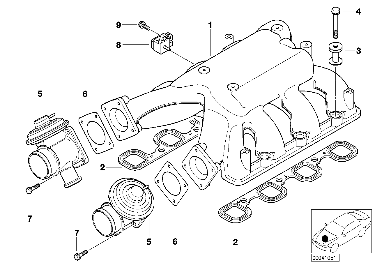 Genuine BMW 11612248439 E38 E65 Decoupling Element (Inc. 740d) | ML Performance UK Car Parts