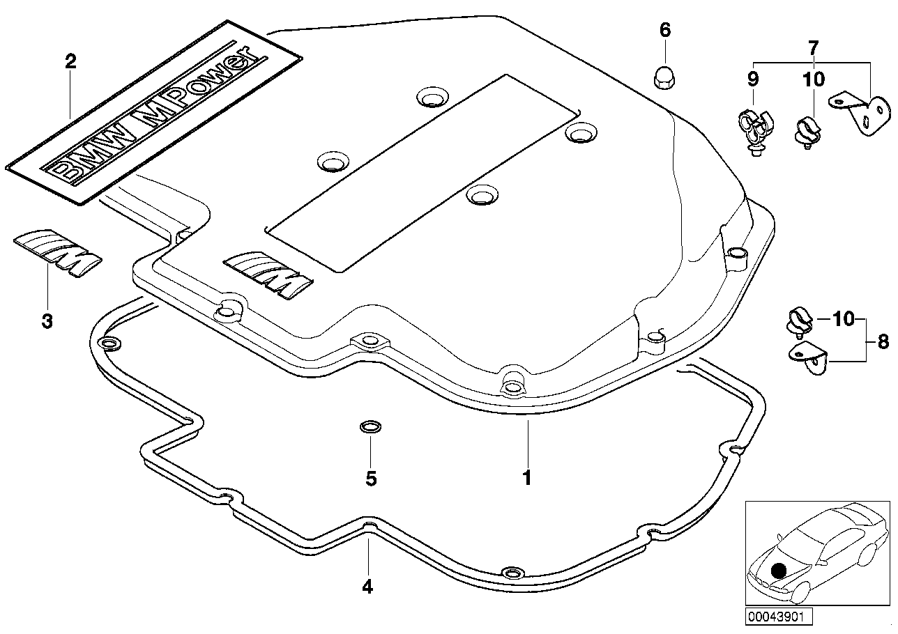 Genuine BMW 11617830522 E39 E52 Bracket (Inc. M5 & Z8) | ML Performance UK Car Parts