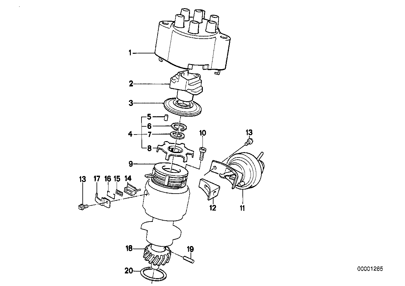 Genuine BMW 12111273287 E21 E23 E12 Pulse Generator (Inc. 733i, 520 & 628CSi) | ML Performance UK Car Parts