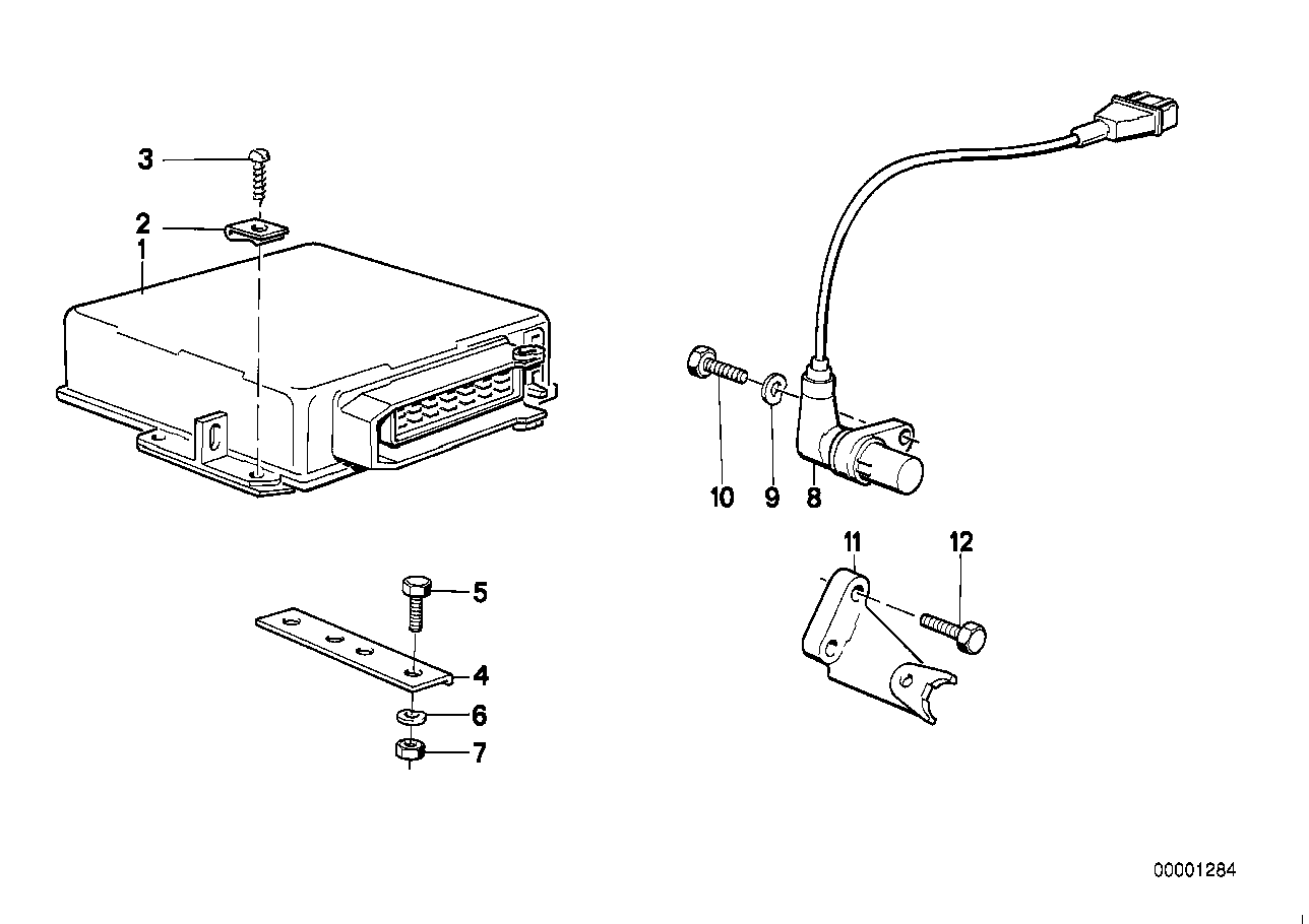 Genuine BMW 12141710685 E28 At-Control Unit (Inc. 525e) | ML Performance UK Car Parts