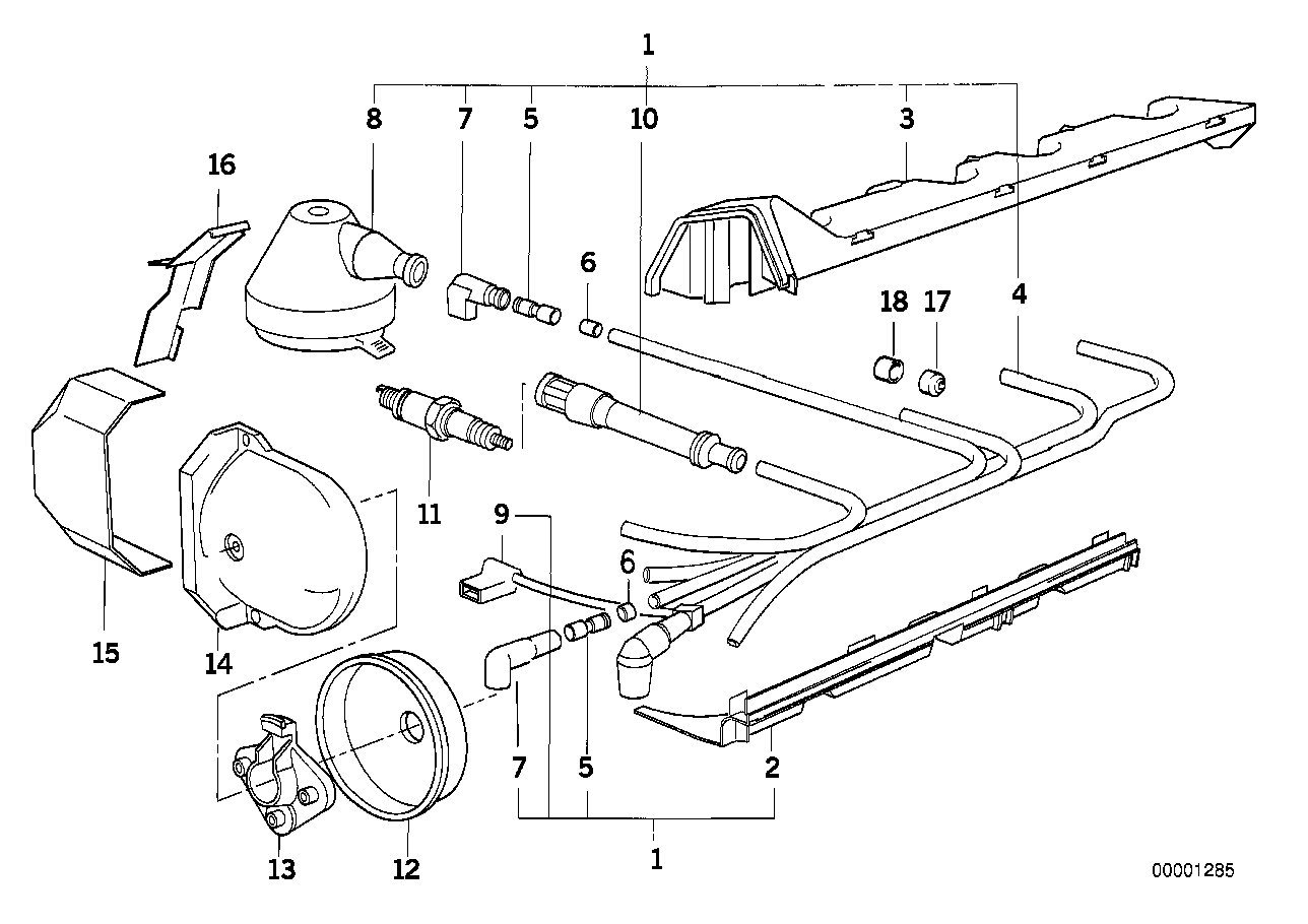 Genuine BMW 12121289828 E34 E36 E28 Suppressing Socket (Inc. 520i) | ML Performance UK Car Parts